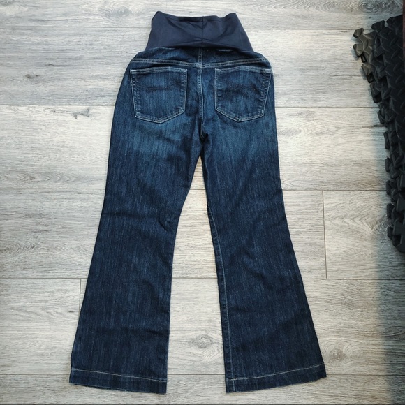 Gap Maternity Flare Crop Jeans - Picture 2 of 6